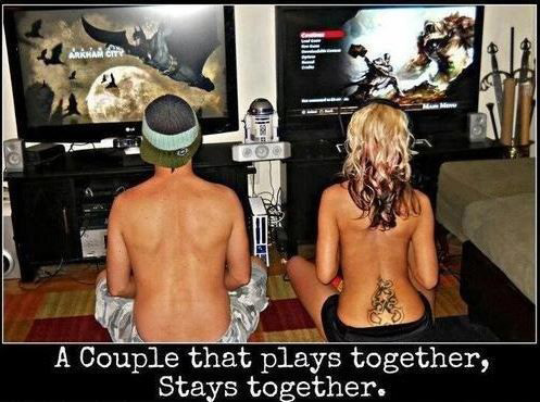 Gamer Couple - Video Gaming Relationship