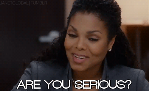 Animated Angry Janet Jackson 'Are You Serious' GIF - Don't Tell Date You Are Still Friends With Your Ex