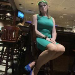 This was same day later In The evening St.Patrick’s Day 2022 . So kudos if u didn’t pass my profile based on my morning rough shot. All dressed up to go to Red lobster by myself. Lol join me next time!!